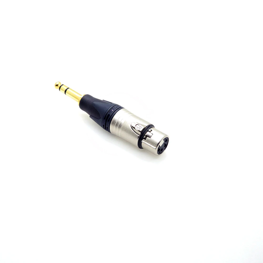 High Quality HIFI NEUTRIK 4 Pin XLR to 4.4mm Pentaconn Adapter Male to Female Angle