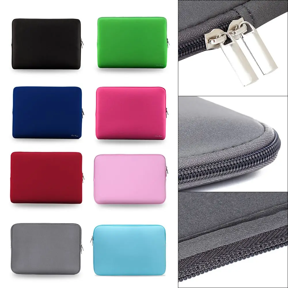Funda de tela de algodón con forro suave para portátil, maletín para Lenovo, HP, Dell, Asus, 11, 13, 14, 15 y 17 pulgadas
