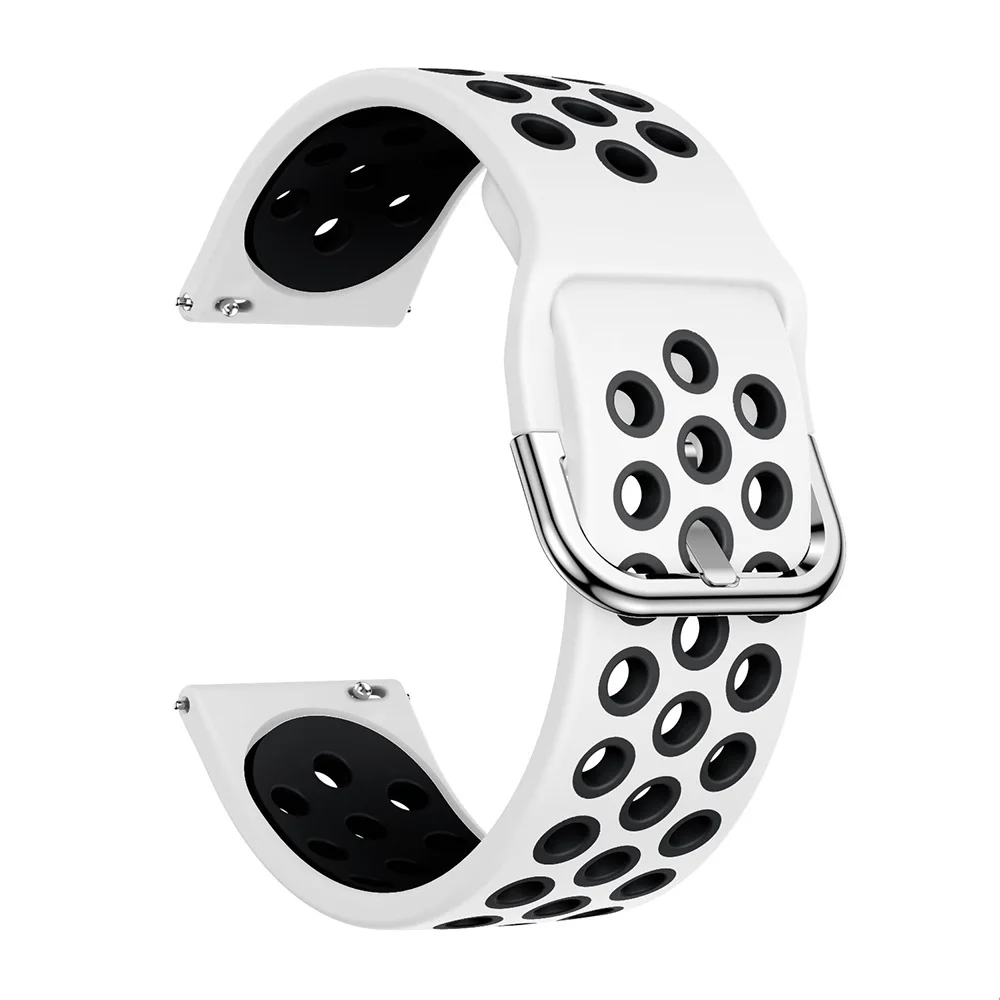 For Samsung Galaxy Watch 3 41mm 45mm Watchband Silicone Sport Soft Strap Bracelet For Galaxy Watch 42mm 46mm/Gear S3 S2 Band image 2