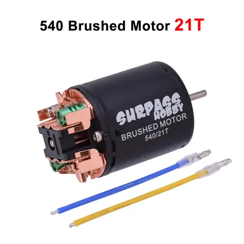 SURPASSHOBBY 540 Borstmotor 80T 13T 17T 23T 21T 27T 35T 45T 55T för 1/10 Terrängbil med bergsklättring RC-bil 540 Borstmotor 8 best sales WLtoys 16800 delar - №2
