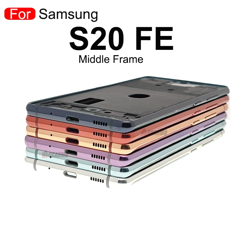 For Samsung GALAXY S20 FE S20fe Middle Frame Plate Repair Replacement Part