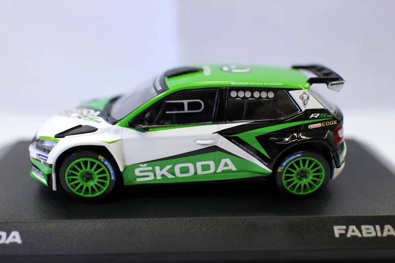 NEW Norev 1:43 Scale SkoOda Fabia R5 2019 Rally Racing Cars Diecast Model Toys for collection gift