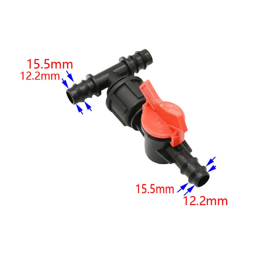 12mm 16mm 20mm rura PE złącza Tee z zaworem 1/2 3/4 \