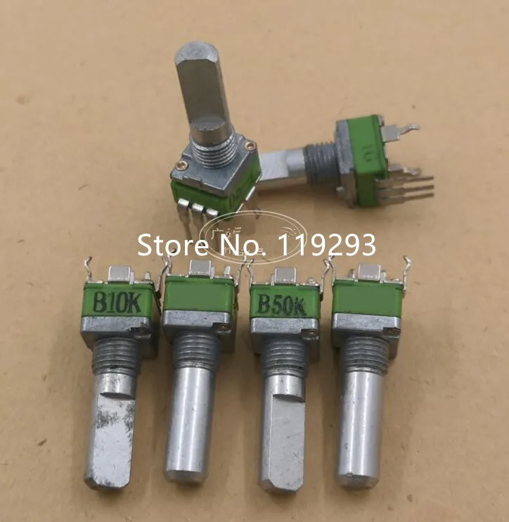 

[BELLA] Alpha RK097N vertical bent foot single 3-pin adjustable potentiometer B10K B50K 20MMD-10pcs/lot