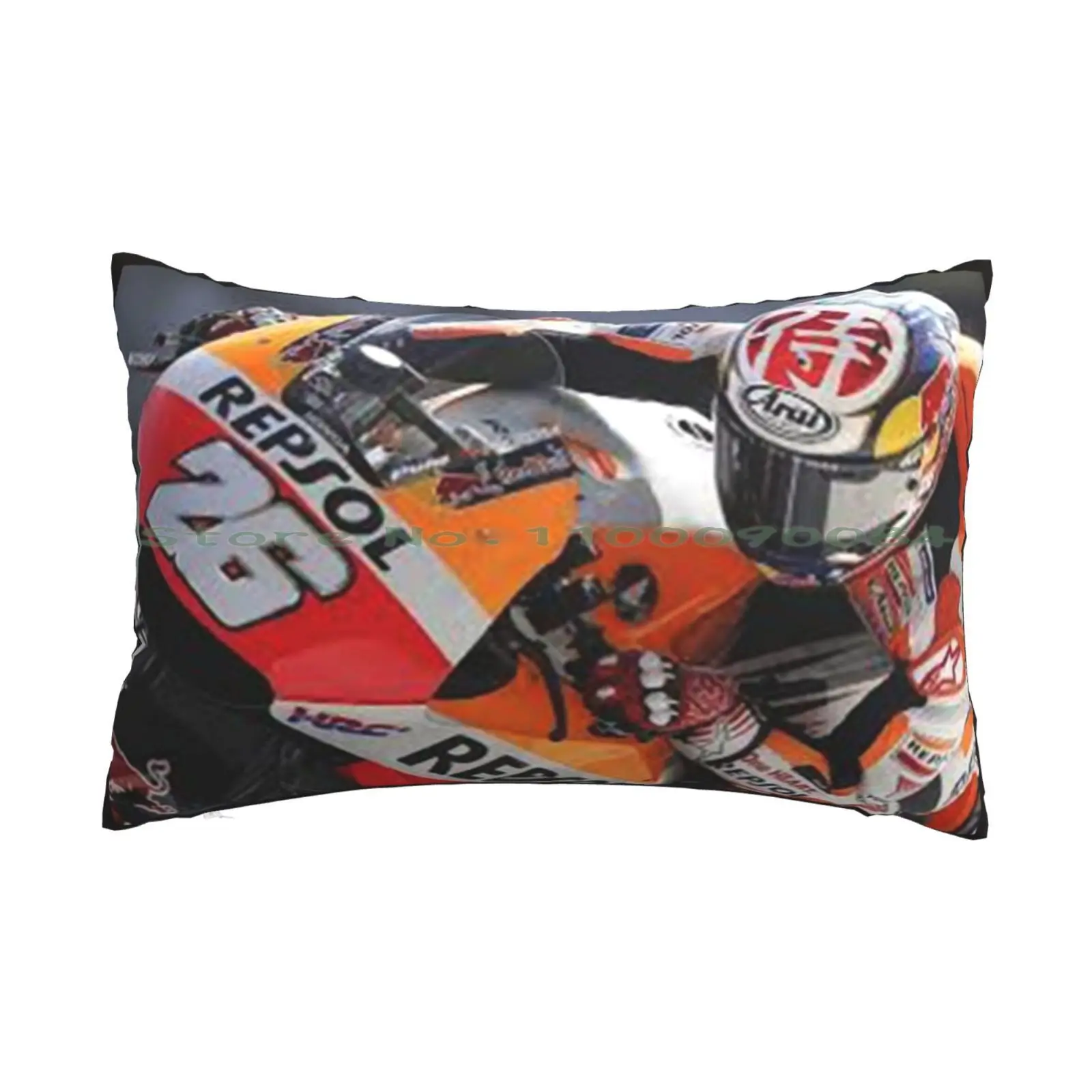 Dani Pedrosa Pillow Case 20x30 50*75 Sofa Bedroom Jdm Rim Bbs Work Meister Work Wheels Advan Enkei Jdm Auto Jdm Enthusiast Jdm