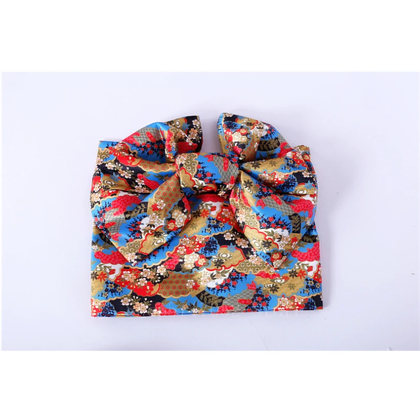 

Japanese Kimono Obi Woman Traditional Yukata Belt Fastener Haori Print Waistband Ukiyo-e Bow-knot Costumes Accessories