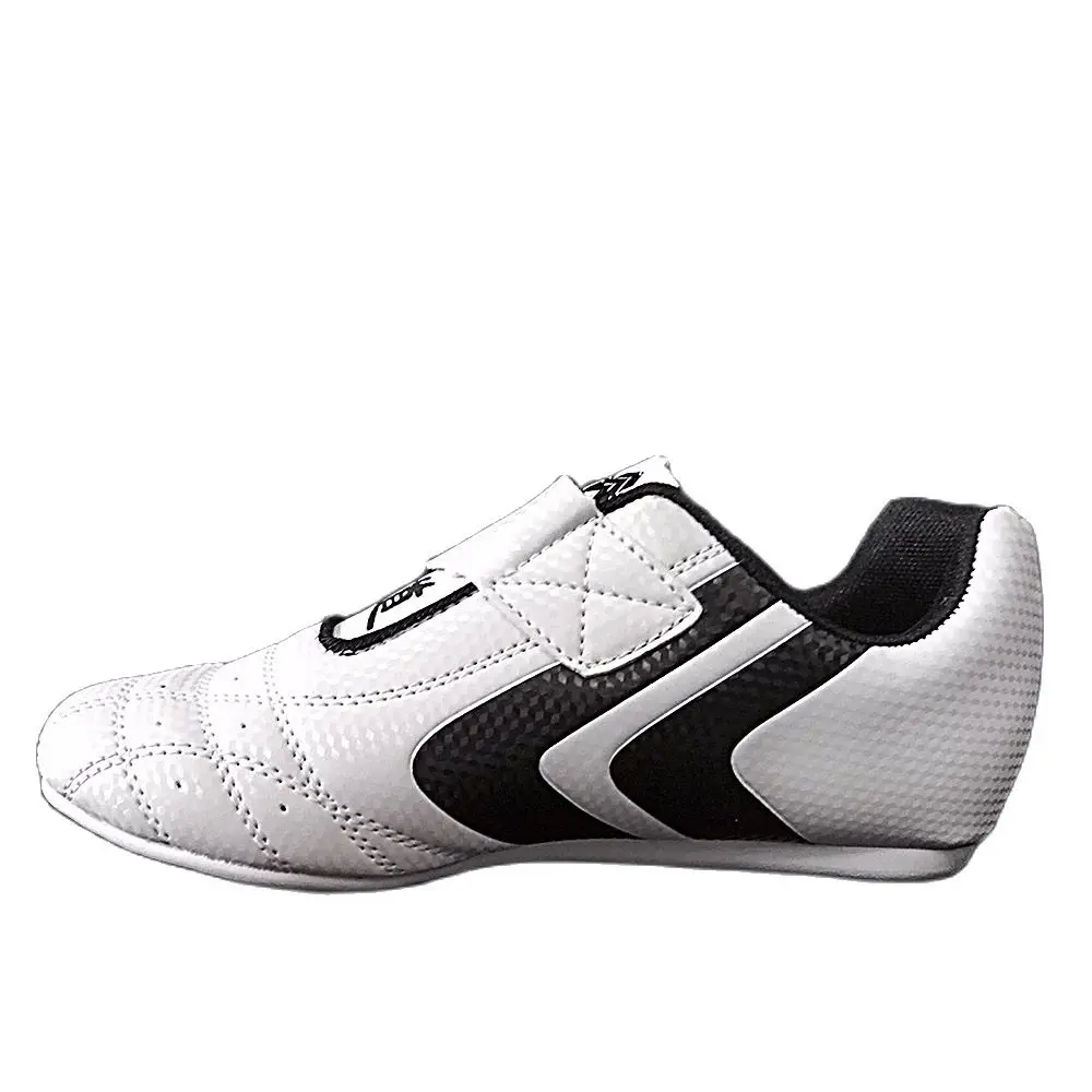 2021 NEW hight quality taekwondo shoes PU material black-white breathable martial arts shoes size 30-44