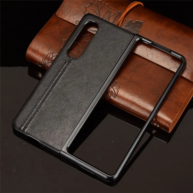 

Case For Samsung Galaxy Z Fold 3 Zfold3 Case PU leather Skin Hard Cover Phone Case For Samsung Galaxy Z Fold3 F926B F926U F926W