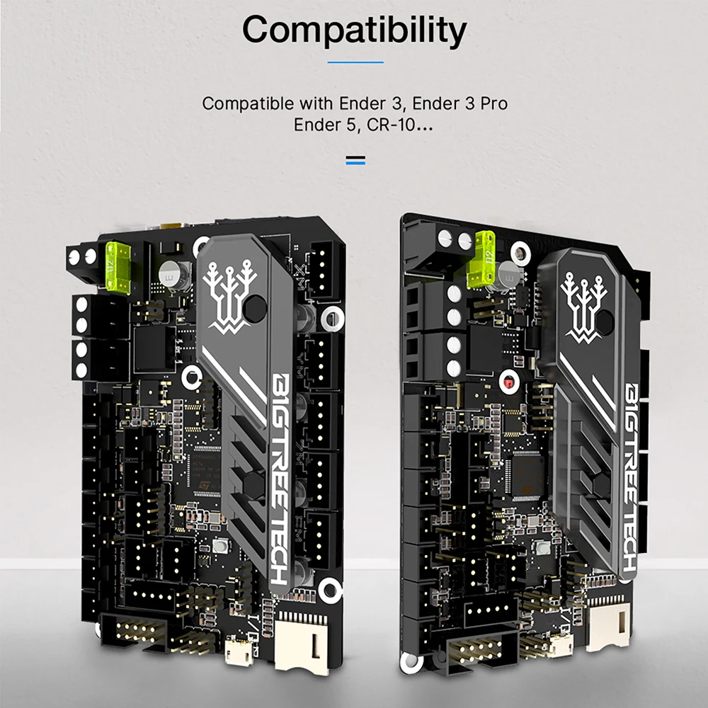 BIGTREETECH-controlador BTT SKR MINI E3 V3.0, Motheboard de 32 bits, TMC2209, para Ender3/5 Pro CR10, actualización SKR V1.4 Turbo, piezas de