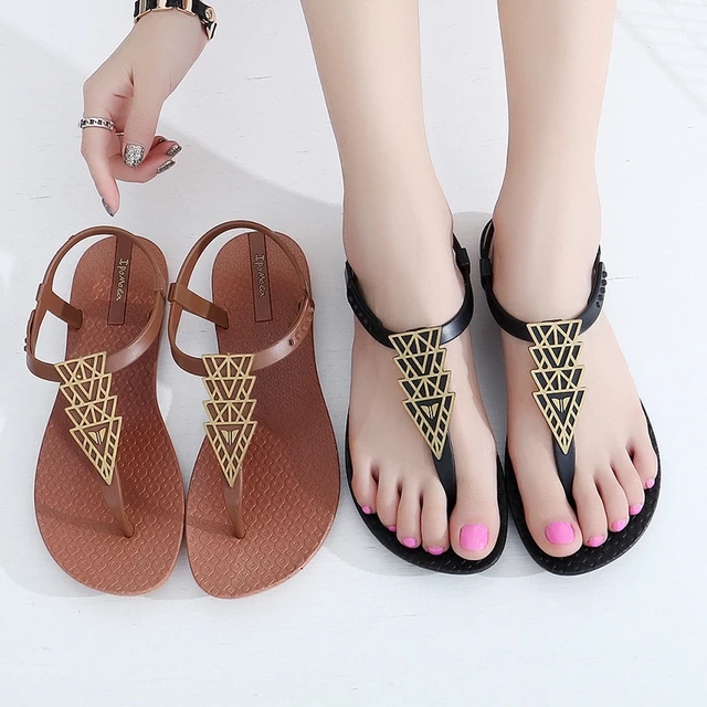 Bohemian flip fashion flops