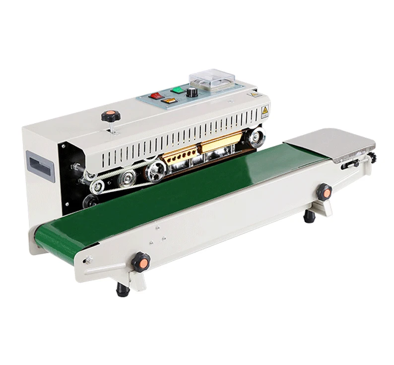 

FR-900 Continuous Automatic film sealing machine aluminum foil bag edge sealer food packaging machine 220V/110V 850W 1PC