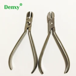 Denxy 1pc Orthodontics Heavy Wire Cutter Dental Instruments Pliers to cut hard wire and NiTi wire orthodontic bracktes