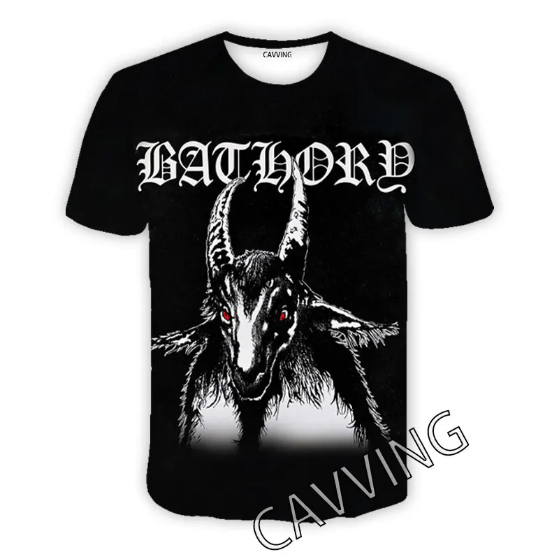 New Fashion Women/Men\'s 3D Print  Bathory Band  Casual T-shirts  Hip Hop Tshirts Harajuku Styles Tops Clothing