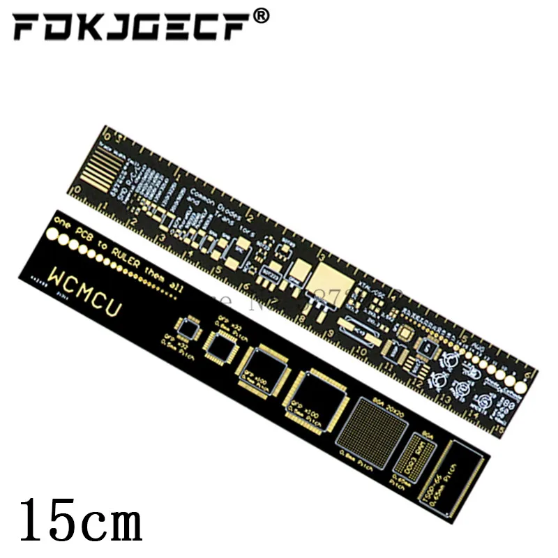 3 Type 15cm 20cm 25cm PCB Ruler Multi-functional Measuring Tool Resistor Capacitor Chip IC SMD Diode Transistor