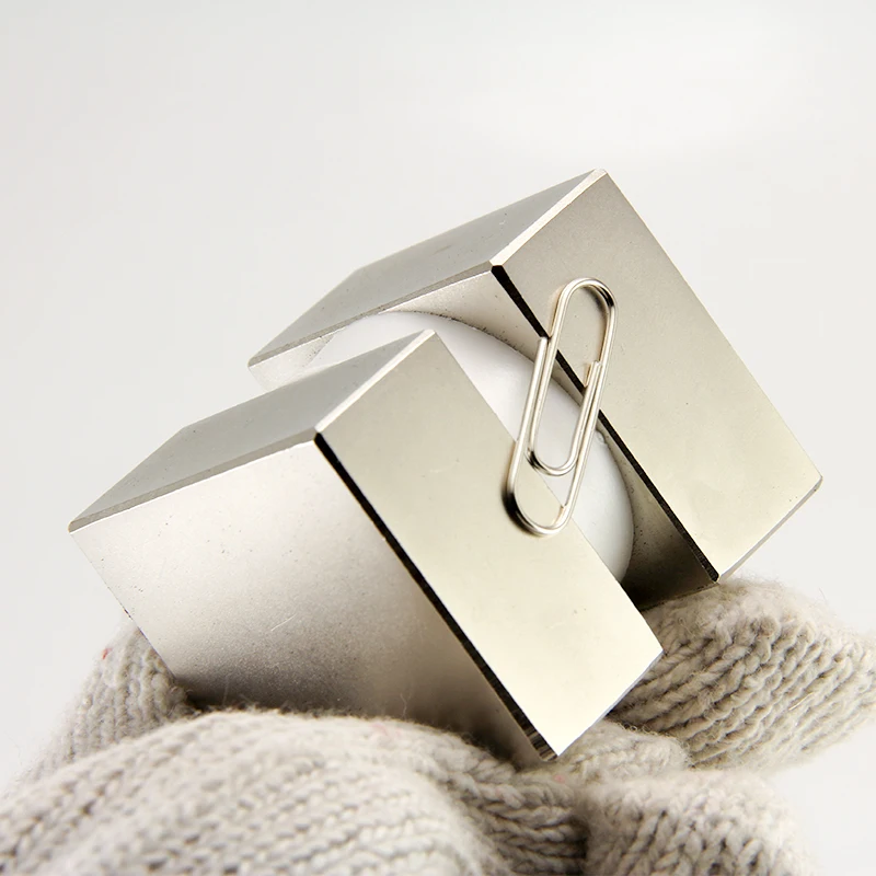 Super Poderoso Neodímio Ímãs, Forte Bloco de Terras Raras, Ímã NdFeB, 40x40x20