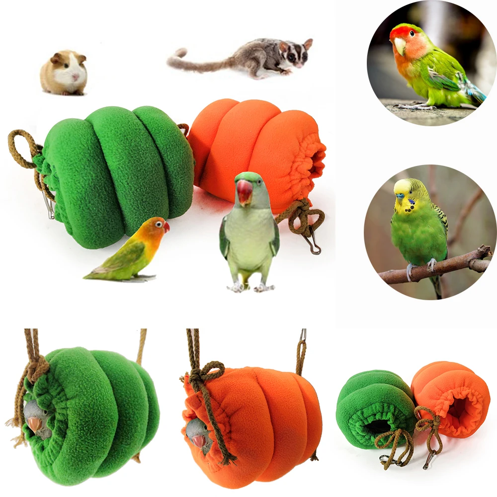 Parrot Cotton Nest Hamster My Neighbor Totoro Squirrel Cotton Nest Winter Thicken Warm WithTie Rope