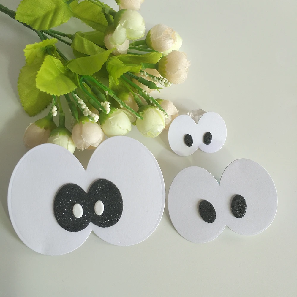 New 3-layer animal eyes cutting dies DIY scrapbook, embossed card making, photo album decoration, handmade craft