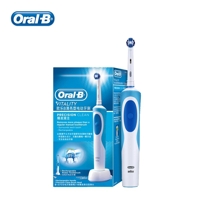 Oral B Sonic Electric Toothbrush Rotating Vitality D12013 Rechargeable Teeth Brush Oral Hygiene Toothbrush Heads