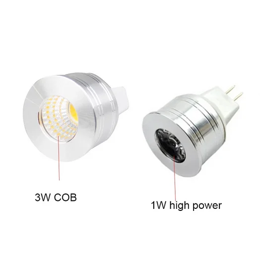 

LED GU10 COB mini MR11 LED Light Bulb 1W 3W 12V 35mm Diameter Bright Spotlight GU5.3 For Living Room Bedroom LED Lamp 220V 110V