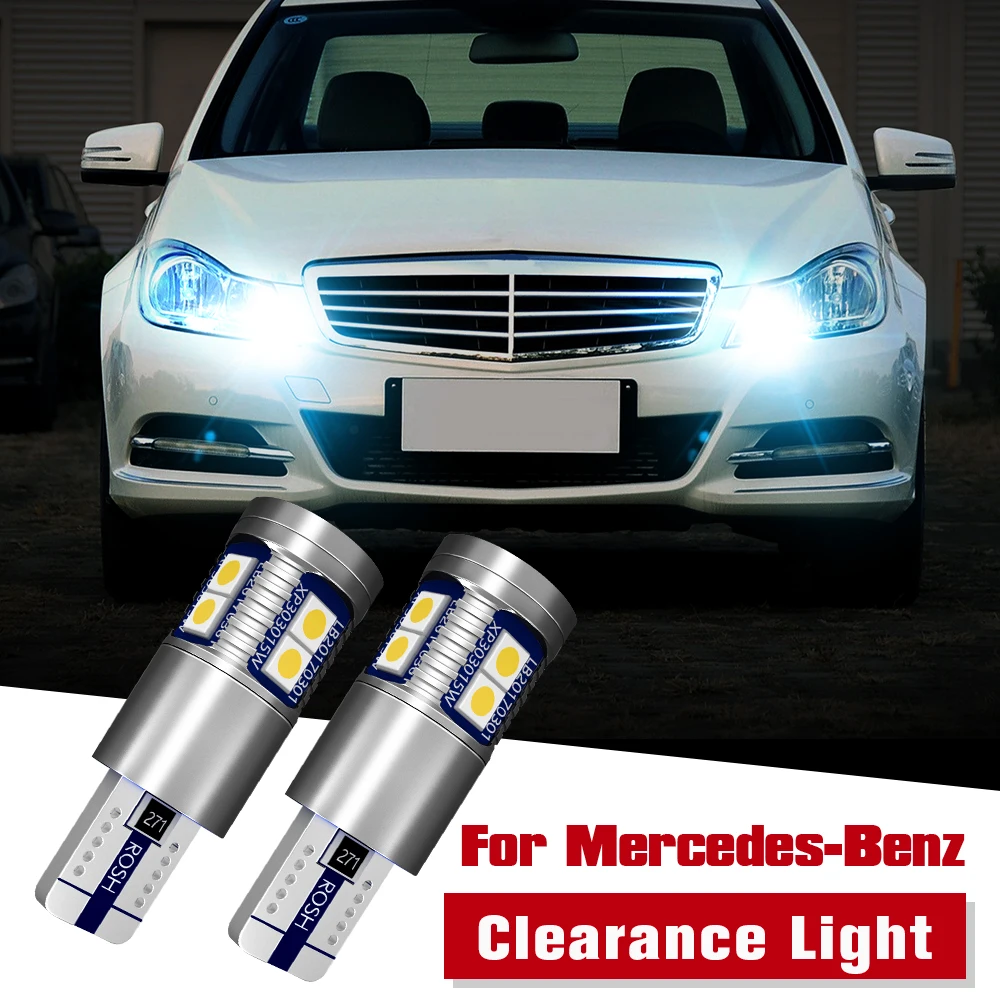 

2x LED Parking Light Bulb W5W T10 Canbus For Mercedes Benz W168 W169 W246 W242 W245 W202 W203 W204 C204 CL203 S202 S203 S204 B C