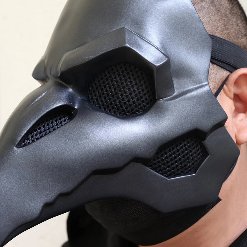 PVC Plague Doctor Mask Halloween Masque Horror Cosplay Steam Punks Beak Mask Carnival Party Steampunk Devil Masquerade Prop