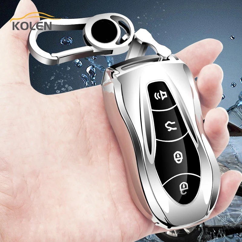 TPU Car Remote Key Case Cover For Geely New Emgrand Boyue Pro Xingyue GS X6 SUV EC7 Car Styling Protected Shell Fob Accessories