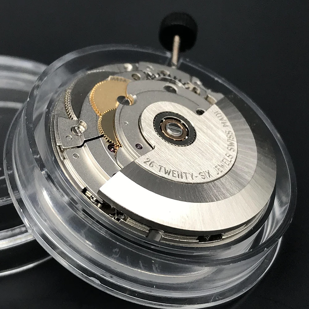 Movt SW200-1 Automatic Self-winding Mechanical Movement 26 Jewels Hacking/Quickset Date Sellita Original SW200 (2824)