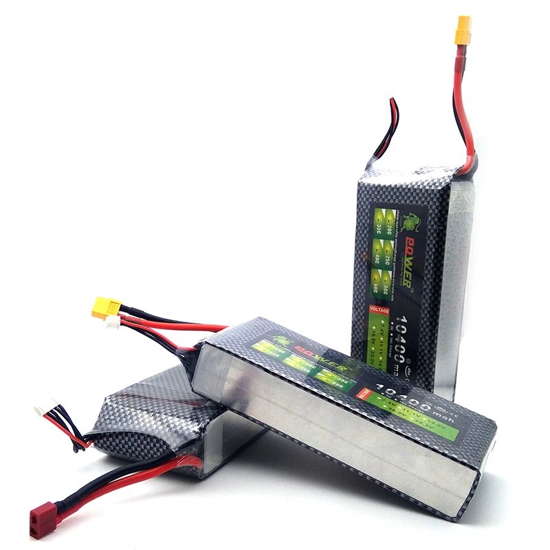 Oryginalny Ultra-o dużej pojemności Lion Power 4S bateria Lipo 14.8V 10400MAH 25C RC Heilecopter samochodów łódź 4S 10000mah baterii