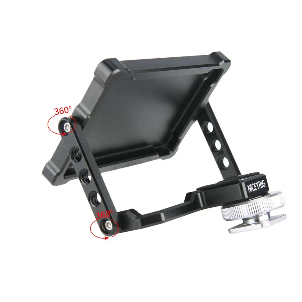 Niceyrig DSLR Camera Phone Foldable Filmmaking Flip Screen Mirror For iphone Sony Lumix Canon