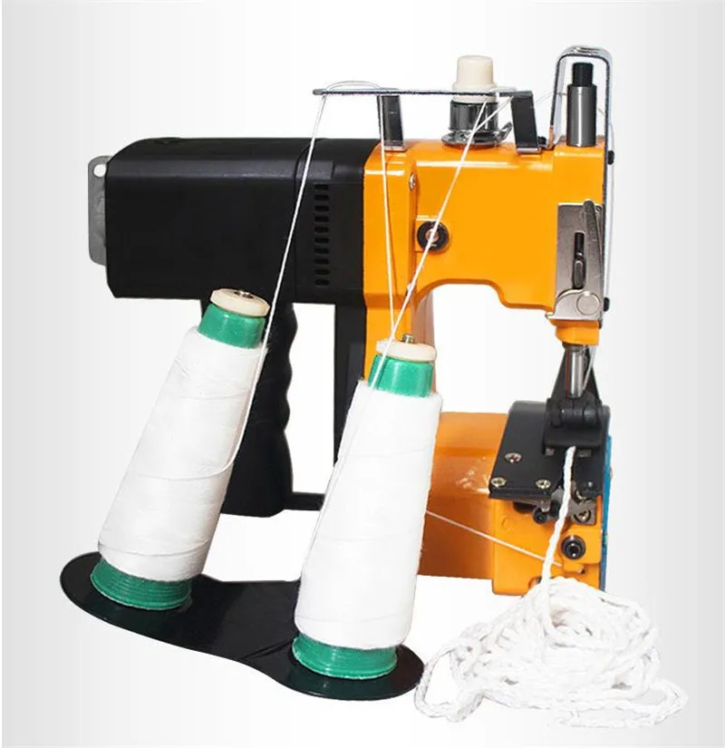 

Double Line Electric Sewing Machine Portable Automatic Packaging Home Textile Industry Woven Bag Mini Sealing Machine GK-825