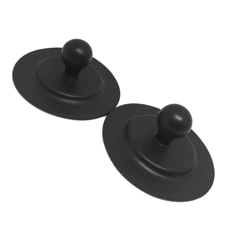 Rubber Ball Head Mount Car Dashboard Suction Cup Round Plate with Adhesive Tape for GPS Camera Smartphones Accessories