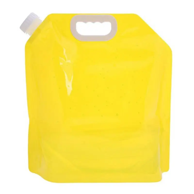 Folding 5L Drinking Water Bag Outdoor Camping Hiking Survival Cooking Water Container Bag Car Water Storage Bag Water Tank