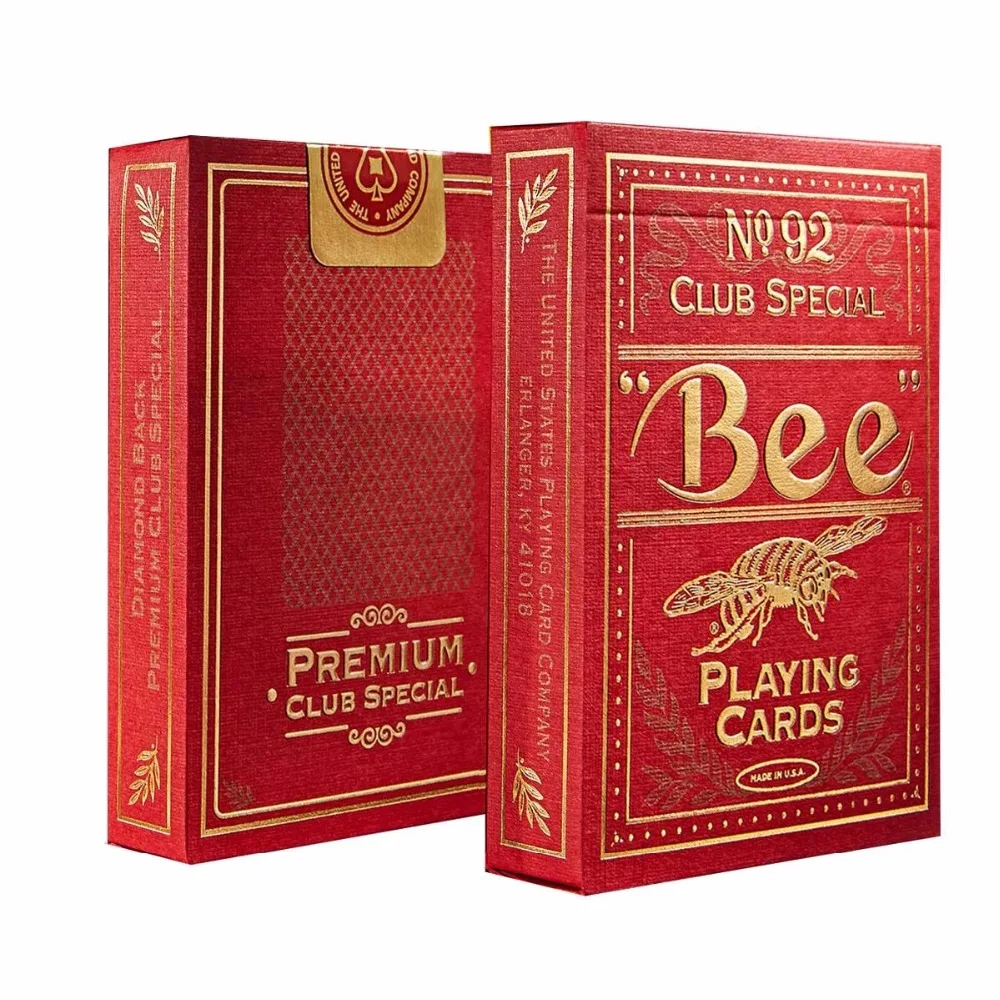 1 set High Quality Bee Golden Deck Magic Props Magic Playing Cards Magia Poker Playing Card Magic Tricks for Magician