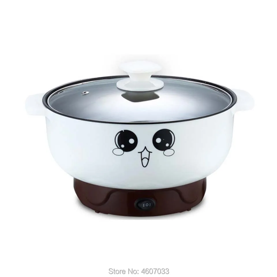Casserole chauffante électrique multifonctionnelle, cuiseur à vapeur, cuiseur chaud, nouilles, riz, œufs, soupe, 220V