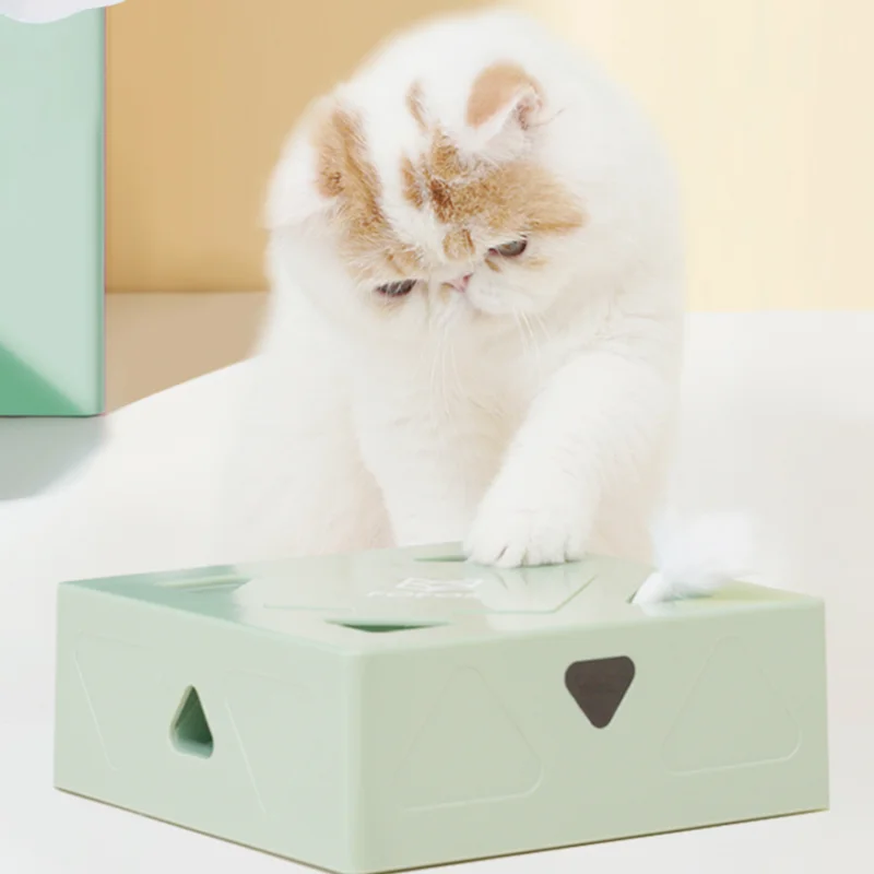 

GY Cat Toy Electric Intelligent Self-Hi Magic Box Cat Teaser Pet Toy Cat Relieving Boredom