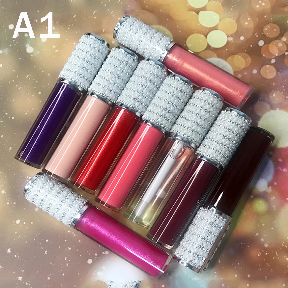 Fornitori di lucidalabbra diamantati all'ingrosso lucidalabbra Private Label cosmetici rossetto liquido Glitter lucido lucido personalizzato senza Logo