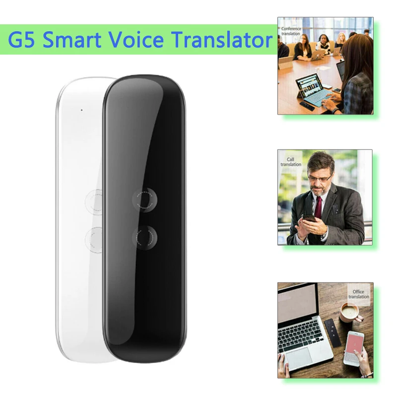 Real-Time accurate translation G5 Smart Voice Translator Multi-Languages translation and rapid response tempered