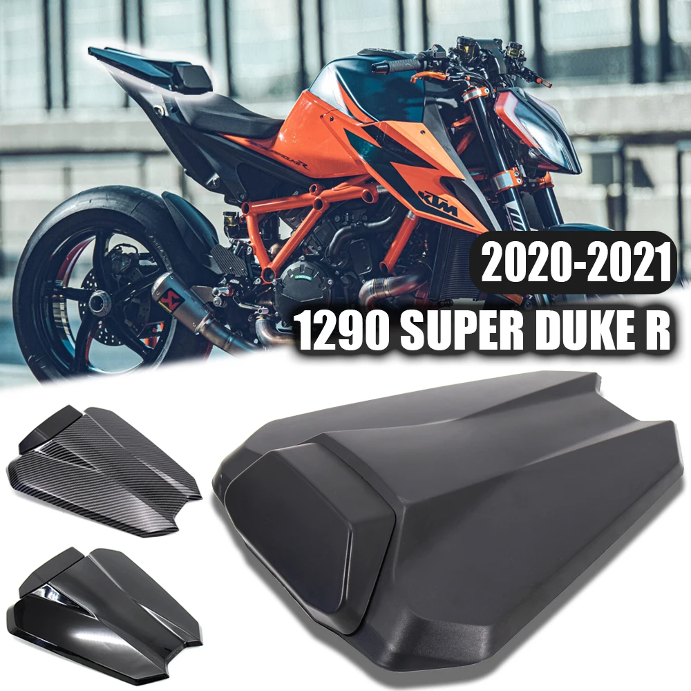 

For KTM 1290 Super Duke R 2020 2021 Carbon Black Motorcycle Accessories Rear Passenger Seat Fairing Seat Cover Decoration