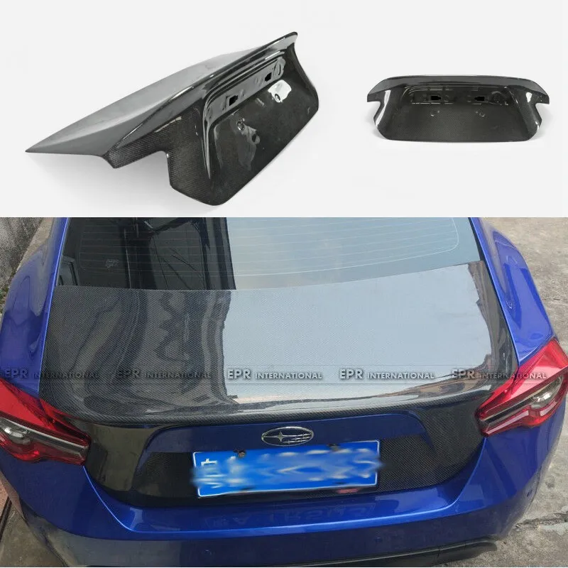 

Car Bodykits For FT86 ZN6 BRZ ZC6 Scion GT86 Carbon Fiber OEM Rear Trunk Glossy Fibre Boot Lid Racing Auto Body Kit Trim