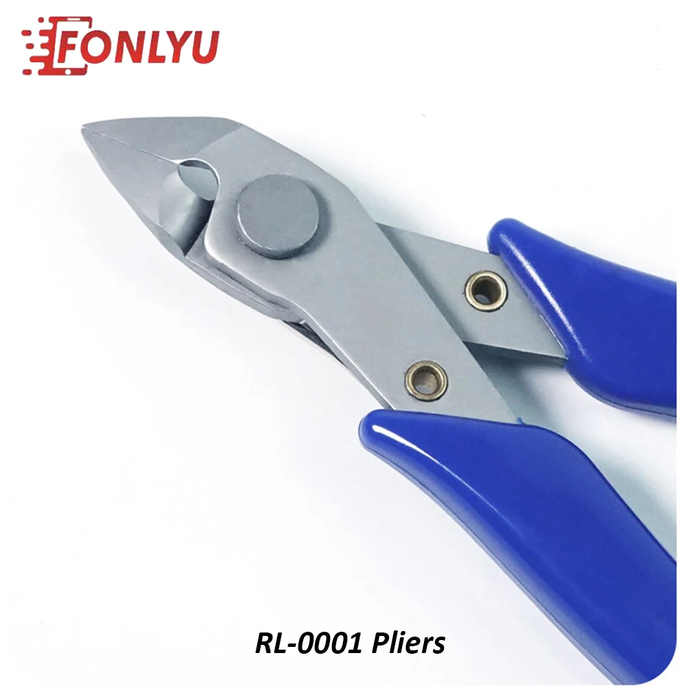 

5" Precision Diagonal Pliers Cutting Pliers for Wire Cable Cutter High Hardness HDR 56-58 Electronic Repair Hand Tools