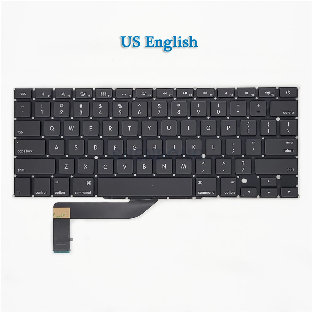 A1398 keyboard for Macbook Pro Retina 15.4 inches laptop MC975