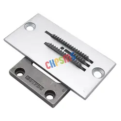 1SET Straight Stitching Needle Plate & Feeder SET FOR SINGER, JACK 20U Zig-Zag Sewing Machines