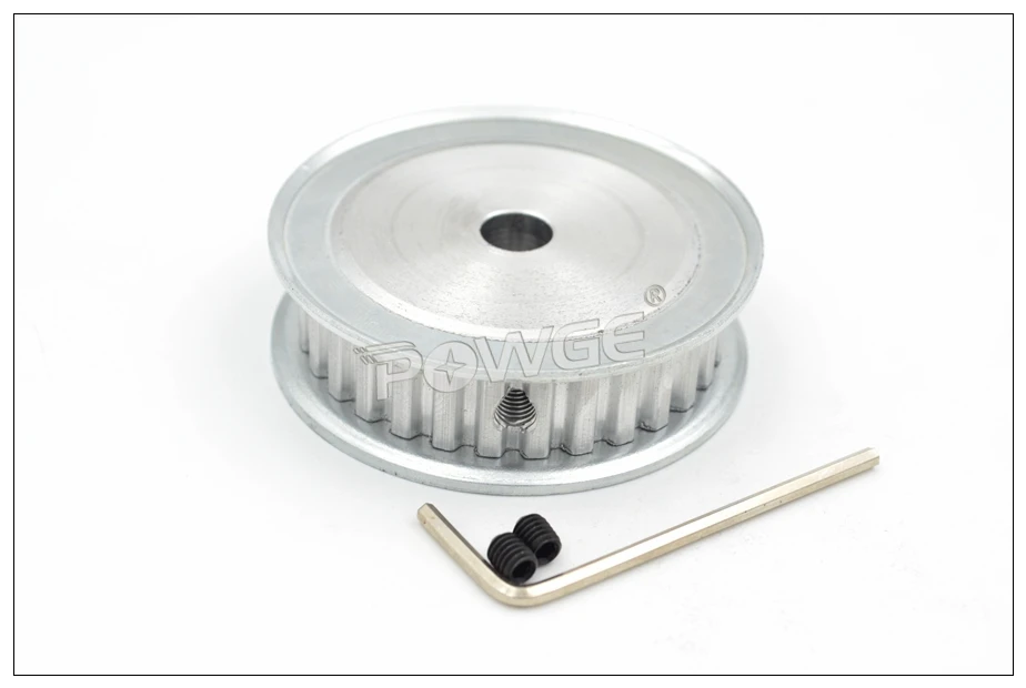 POWGE 60 Zähne T5 Timing Pulley Bohrung 8-25mm Fit W = 10/15mm T5 Synchron gürtel 60 T 60 Zähne T5 Zahnriemen Pulley 60-T5