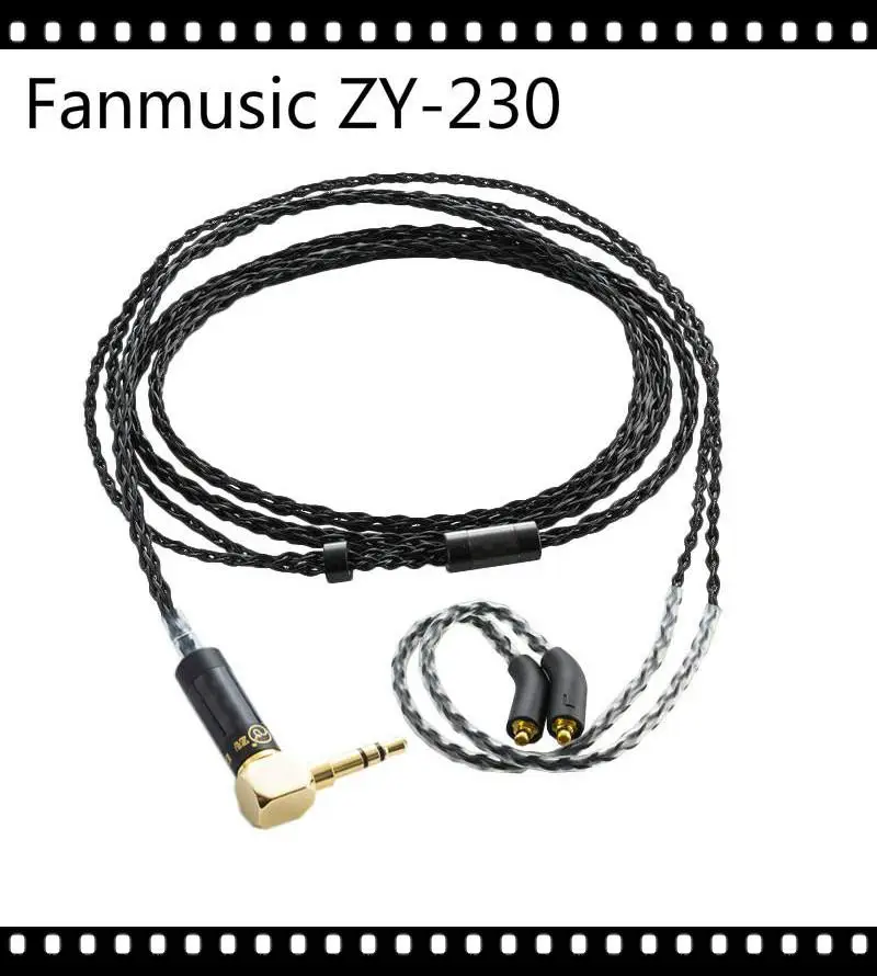 

Fanmusic ZY-230 Earphone Hifi Music Ungraded Cable 3.5mm Stereo Cord