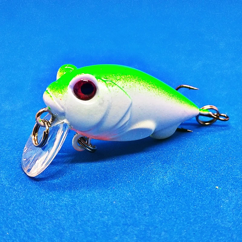 4cm 5.2g Mini Crankbait Lures for Fishing Lures Floating Crank Catfish Bass Jerkbait Bait Artificial Hard Bait Fish Wobblers