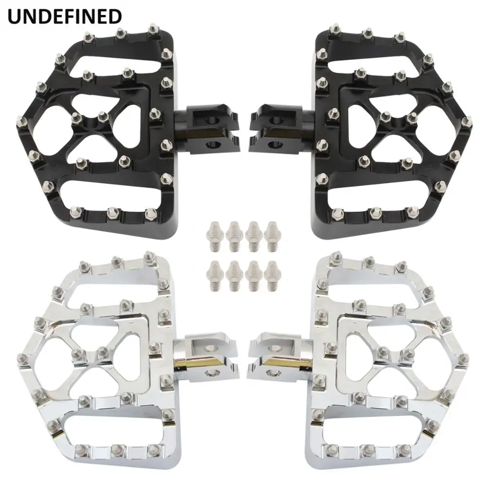 MX Bobber Foot Pegs Front Rear Motor Fat Wide Floorboard Pedals For Harley Softail 2018-2020 Fat Street Bob FXDR 114 Low Rider S