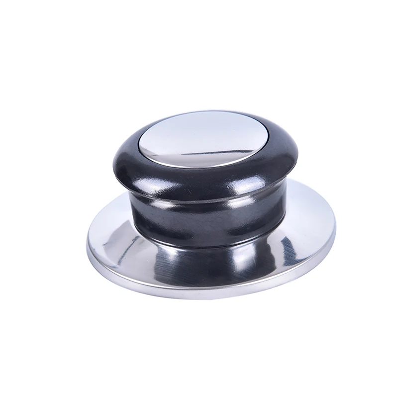 Heat Resistant Pot Pan Lids Knob Lifting Handle Black And Silver Home Kitchen Cookware Replacement Parts