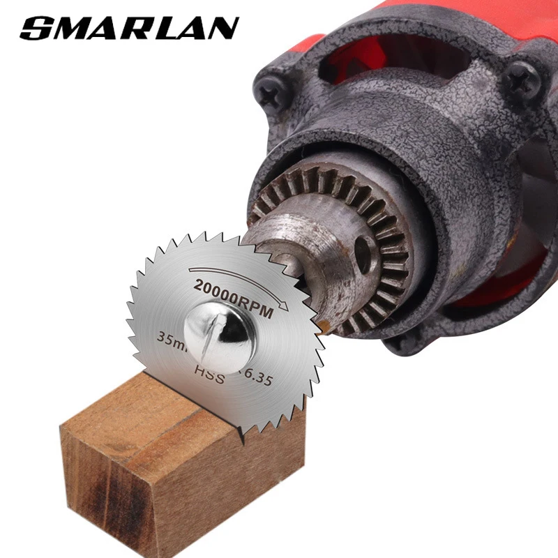 6pcs Mini Circular Saw Blade Set High Speed Steel Cutting Disc 1/8\