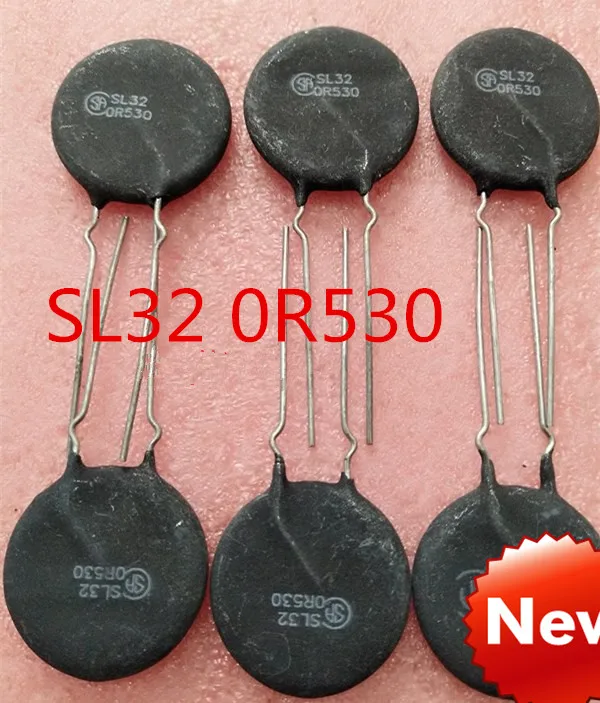 Free shipping  Thermistor   SL320R530 NTC SL32 0R530 0R5 NTC0R5 30A 32MM