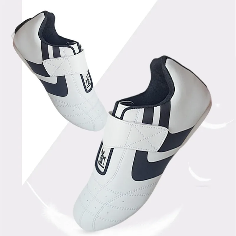 Unisex Taekwondo Shoes White Sneaker Breathable Kung Fu Wushu Shoes Taichi Karate Martial Arts Wrestling Kids c Taekwondo